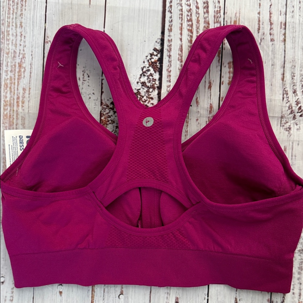 90 Degree By Reflex Fuchsia Front-Zip Racerback Sports Bra XL NWT - Picture 2 of 11